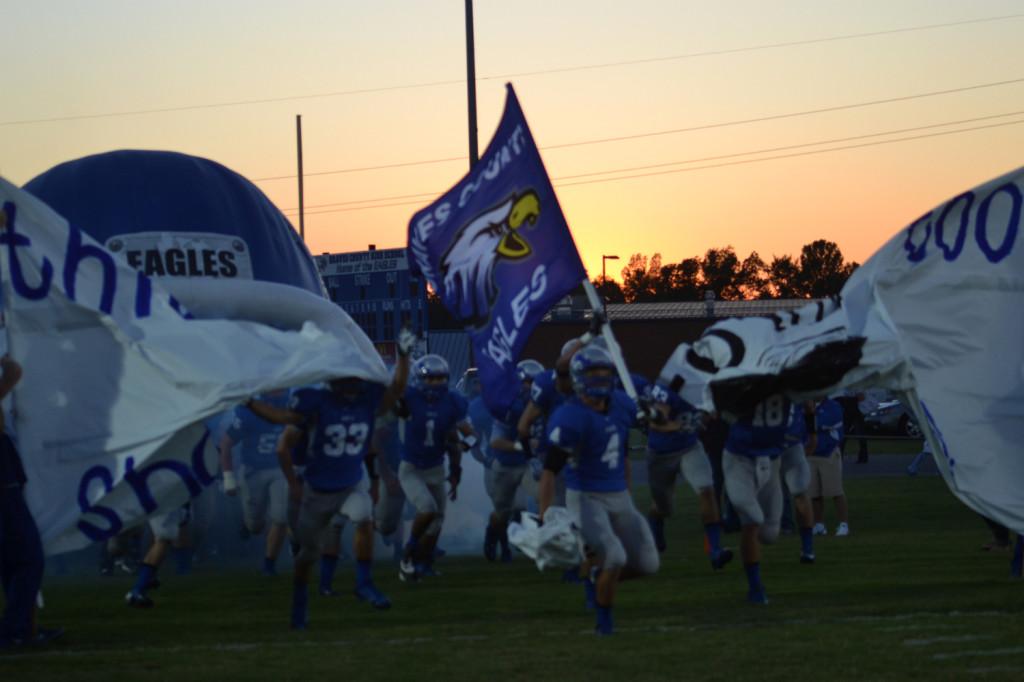 EAGLES TAKE THE FIELD-- GCHS came to play Friday night against Paducah Tilghman.