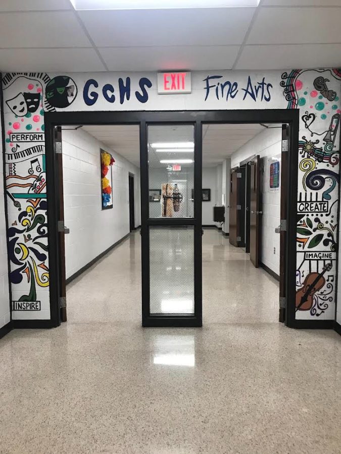 GCHS Fine Arts Hallway