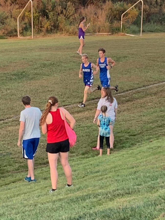 Ethan McClain served as the tie-breaker, leading GCXC to victory.

Photo courtesy of Dara Miller, Head Coach.