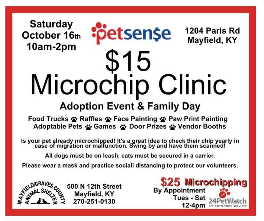 PetSense+15%24+Microchip+Clinic+event