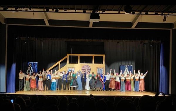 Opening weekend of Cinderella the musical; the success