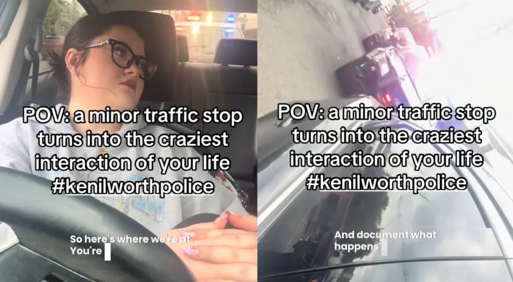 A Missouri dispatcher sharing a viral TikTok about a traffic stop and admitted yellow-light mistake