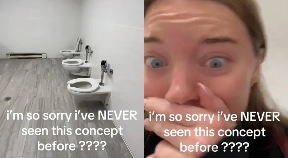 Woman reacting to a wedding payment request on her phone