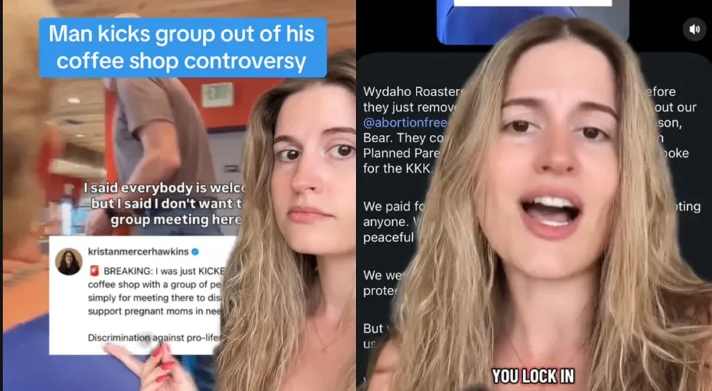 A parking lot confrontation at an Idaho apartment complex captured on a TikTok video