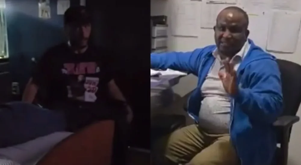 A concerned mother speaking in a TikTok video about an incident at her child’s daycare