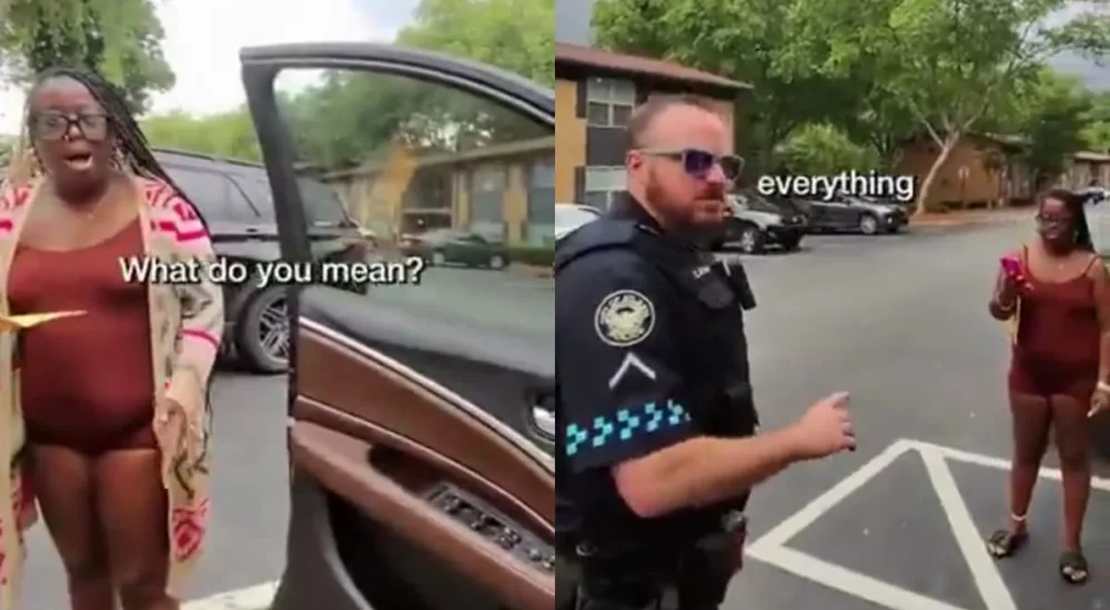 Atlanta locksmith sharing a tense parking lot lockout moment on TikTok